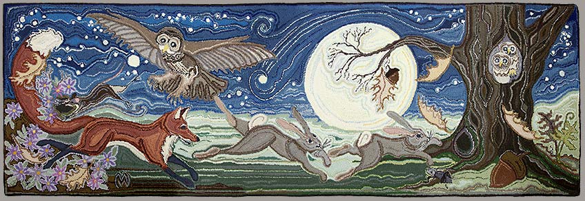 Full Moon Runner, 108 x 36"