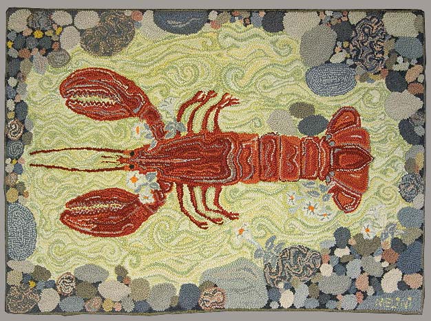 Lobster and Stones, 66 x 54"