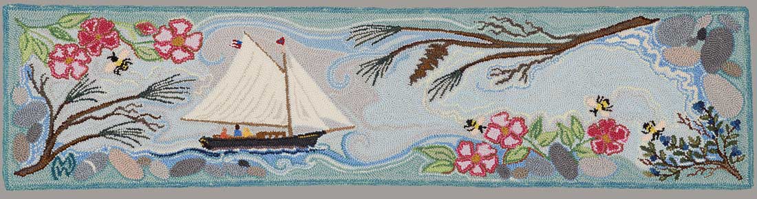 Summer Runner, 77 x 20"